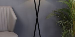 HAMPTONS BLACK FLOOR LAMP