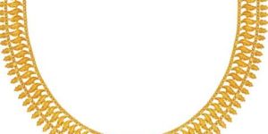 Symmetrical Picturesque Gold Necklace