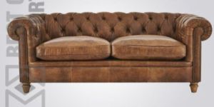 Oxford Restaurant Leather Sofa