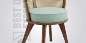 Premium Upholstery Cane Dining Chair