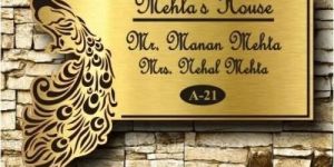 Etching Brass Name Plates