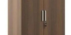 2 Door Wardrobe in Bronze Walnut Finish for Home