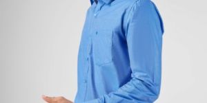 Oxford Cotton Blue Muhurtham Shirt