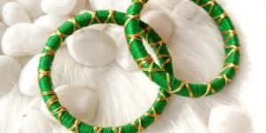 Women Green Bangles