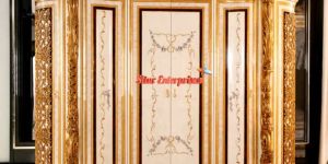Deep Hand Carving Wardrobe ALM-025