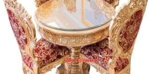Teak Wood Royal Dining Table Set DNG-02