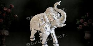 Silver Heritage Design Elephant Statue