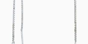 Intense Blue Oval Shaped 2.04 Carats Women Tanzanite Dangling Earrings