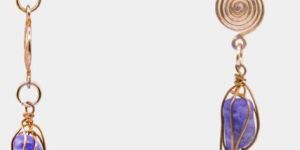 Yellow Round Shaped Maasai Ladies Earrings