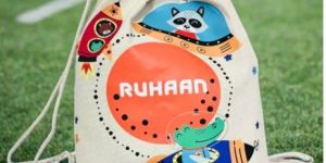 Astro Animals Drawstring Bag (Canvas)