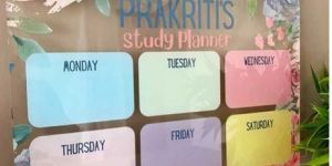 Floral Wonder Weekly Planner - Acrylic