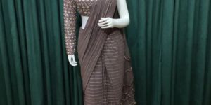 Mouse Drape Ladies Georgette Saree