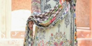 Mul Muslin Printed Ladies Unstitched Suit