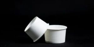 White Ice Cream Paper Cups