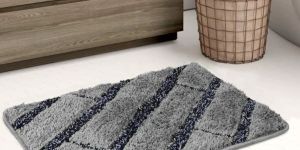 Black & Grey Microfiber Door Mats for Home & Office