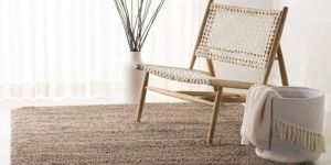 Micro Plain Coffee Color Soft Shaggy Carpet