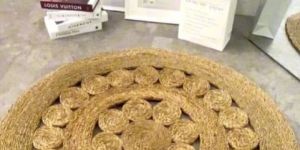 Natural Jute Round Designer Area Rugs