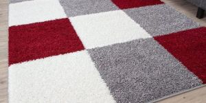 Super Soft Micro Multi Colour 3d Pattern Box Area Carpet