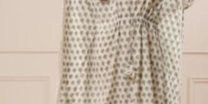 Women Cotton Hand Block Printed Kaftan