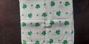 Red and Green Khadi Cotton Towel