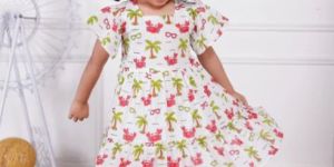 Little Paradise Cotton Dress for Girls