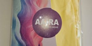 Aaira Plain Yellow Saree Shapewear Petticoat with Drawstring
