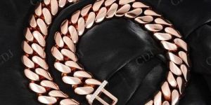 Solidd Heavy Thick Hip Hop 24MM 925 Silver Cuban Chain