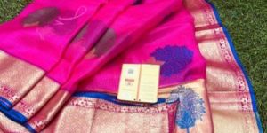 Kota Check Silk Saree