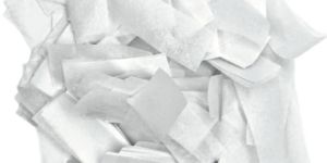 White Color Confetti Paper