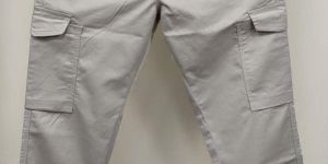 Grey Mens Cotton Joggers