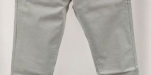 P/green Cotton Mens Trousers