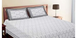 Export Flower Vprinted Cotton Bedsheet