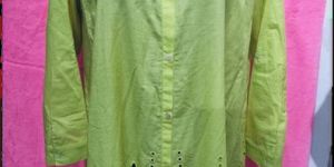 Ladies Casual Wear Shirt Style Cotton Kurti