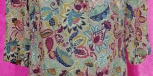 Ladies Cotton Printed Short Kurti