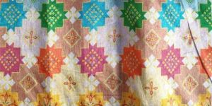 Dupion Silk Print Fabric