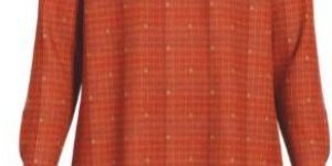 Dorrcee Mens Crimson Loom Textured Cotton Kurta