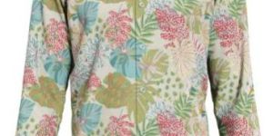 Dorrcee Mens Multicolor Floral Print Cotton Full Sleeve Shirt