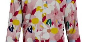 Dorrcee Mens Multicolor Forest Flora Printed Full Sleeve Shirt