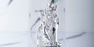 999 Silver Krishna Idol