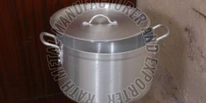 Silver Aluminium Cooking Pot