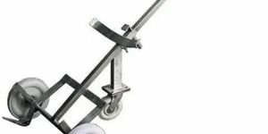 Stainless Steel 3 Wheeler Drum Trolley