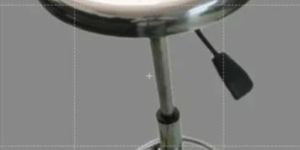 Stainless Steel Fix Round Stool