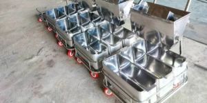 Stainless Steel Mopping Trolley
