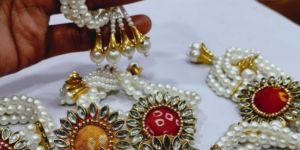 Modern Artificial Flower Ring Bracelet