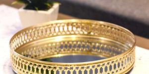 Brass Mirror Tray