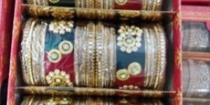 Multicolor Sip Bridal Chuda Set