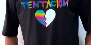 Mens Casual Wear Reflective Drop Shoulder T Shirt