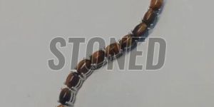 925 Sterling Silver Oval Tiger Eye Gemstone Bracelet