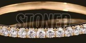 Moissanite Sterling Silver Bracelet