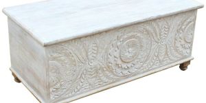 116X40X45 Inch Antique Wooden Trunk